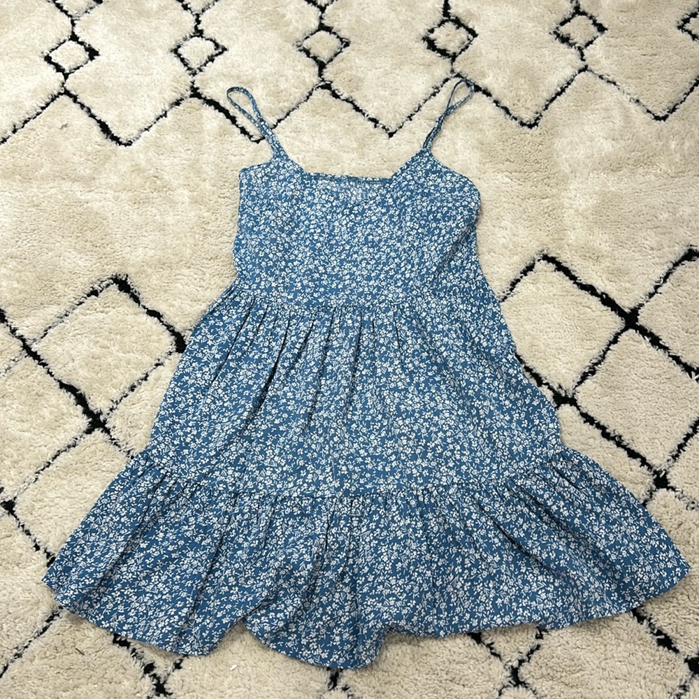 Blue Floral Dress